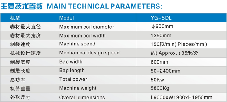 三邊封制袋機(jī)參數(shù) 三邊封制袋機(jī)參數(shù)